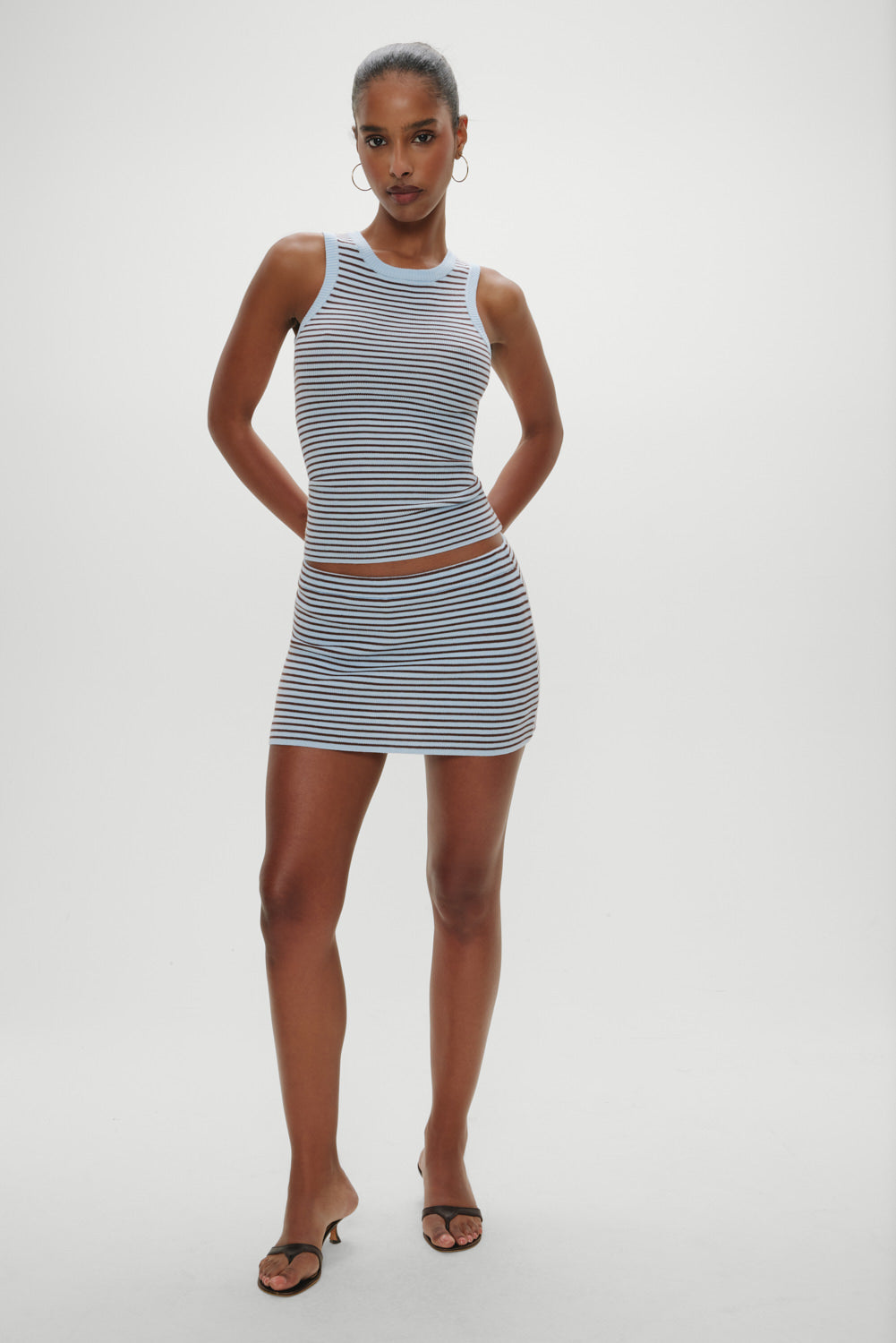Marialla Mini Skort - Montauk Stripe | Frankies Bikinis