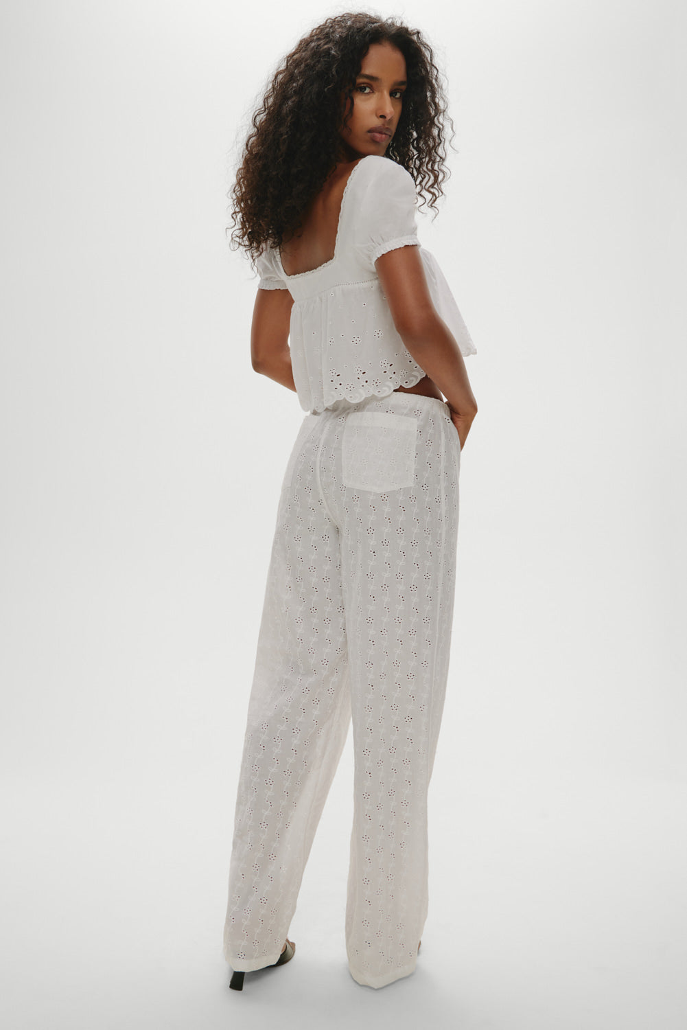 Princess Eyelet Pants - Daisy Eyelet | Frankies Bikinis