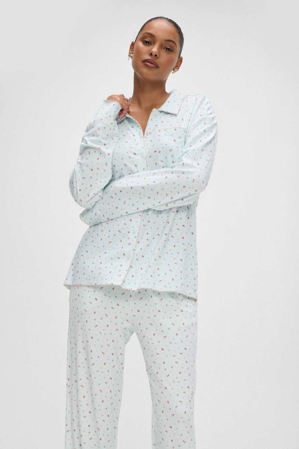 Rory Floral Sleep Pants - Malibu Meadow | Frankies Bikinis