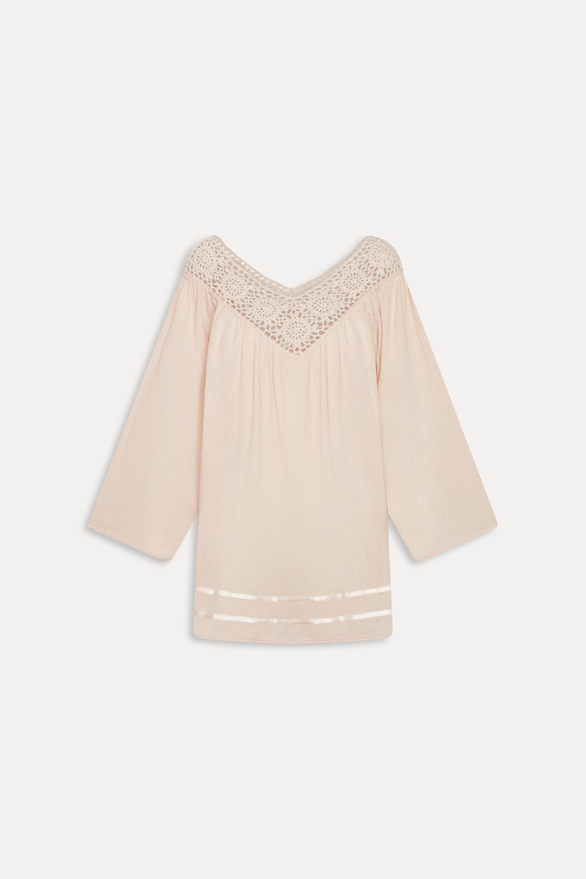 Riviera Cotton Mini Dress - Peach | Frankies Bikinis