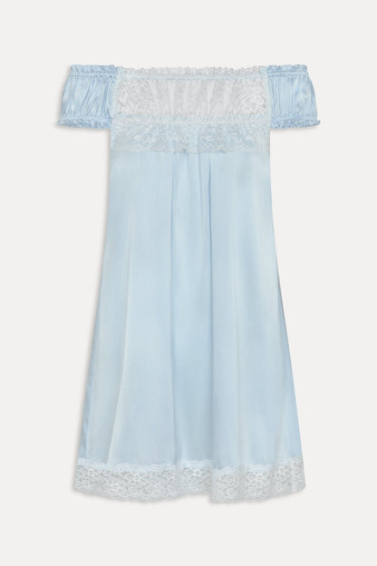 Carlisle Silk Babydoll Dress - Beach Club | Frankies Bikinis