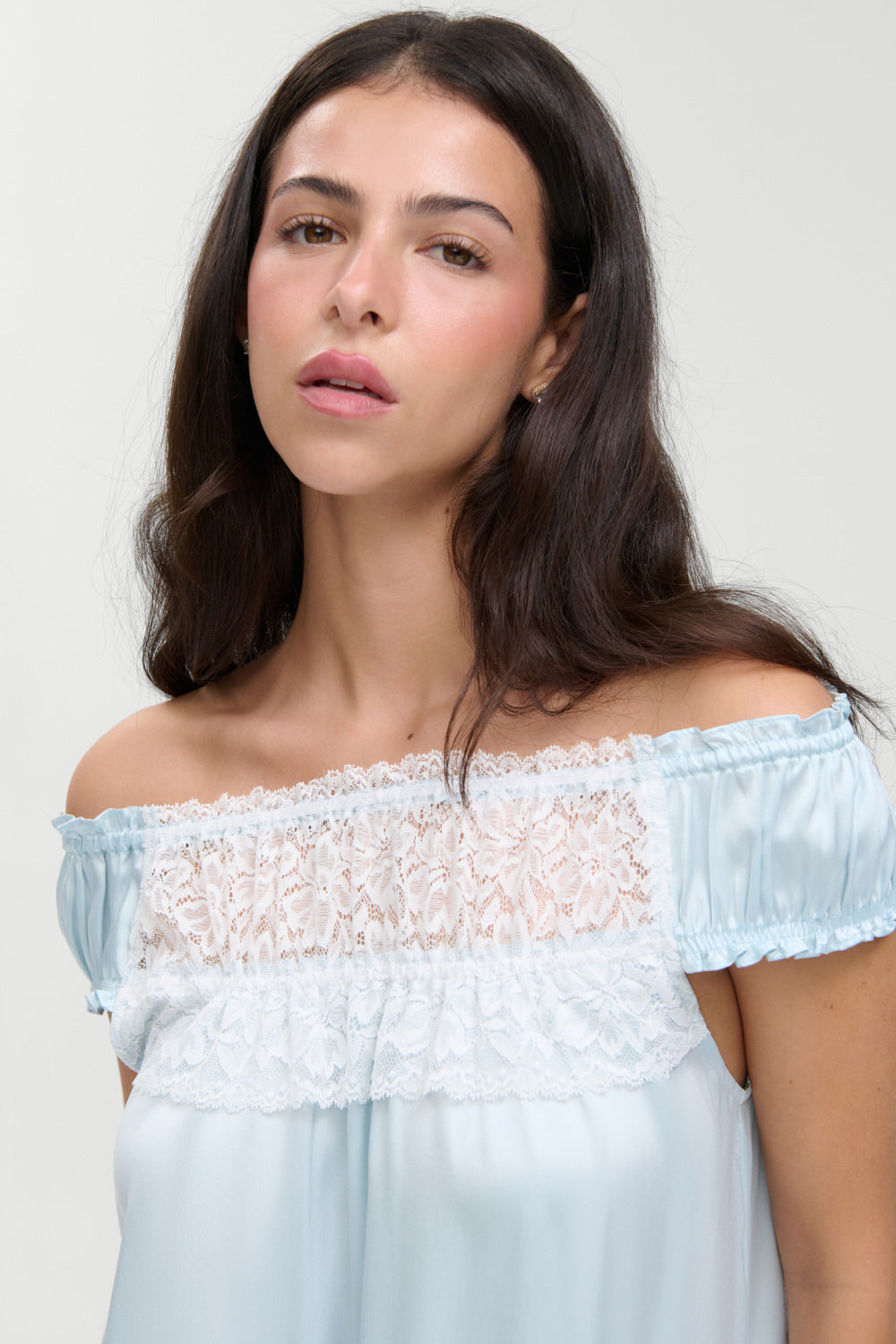 Carlisle Silk Babydoll Dress - Beach Club | Frankies Bikinis