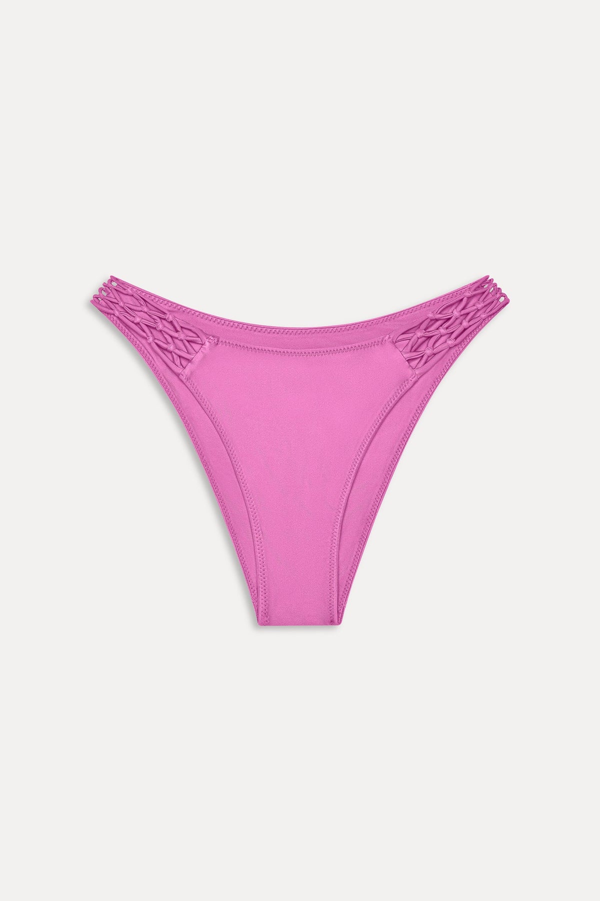 Dove Satin Bikini Bottom - Capri Pink | Frankies Bikinis