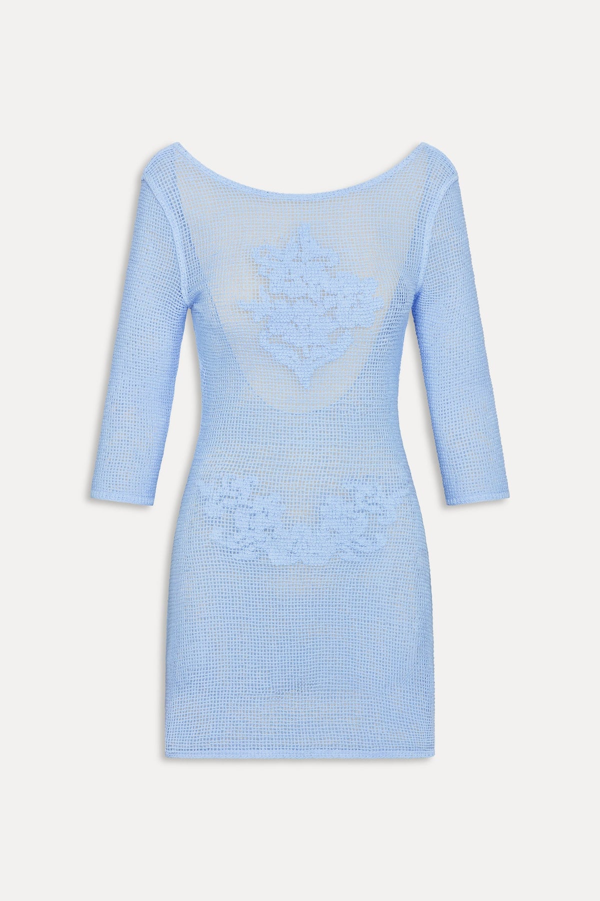 Le Jardin Crochet Mini Dress - Blue Jay | Frankies Bikinis