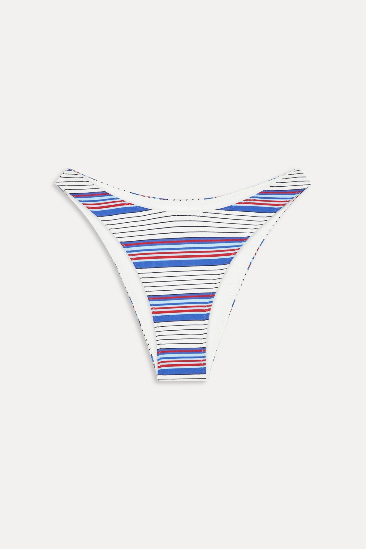 Dove Striped Bikini Bottom - St. Tropez Stripe | Frankies Bikinis