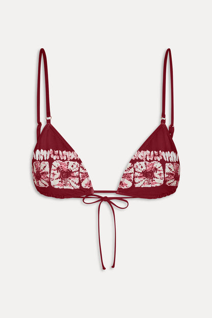 Elena Micro Triangle Bikini Top - Postcard From Paradise | Frankies Bikinis