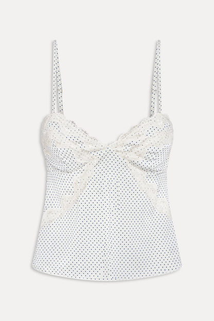 Laura Silk Camisole - French Pearl | Frankies Bikinis