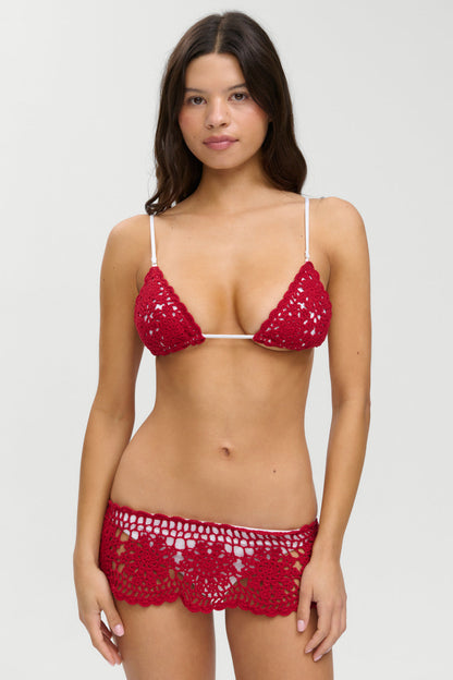 Shelly Crochet Swim Skirt - Havana Crochet | Frankies Bikinis