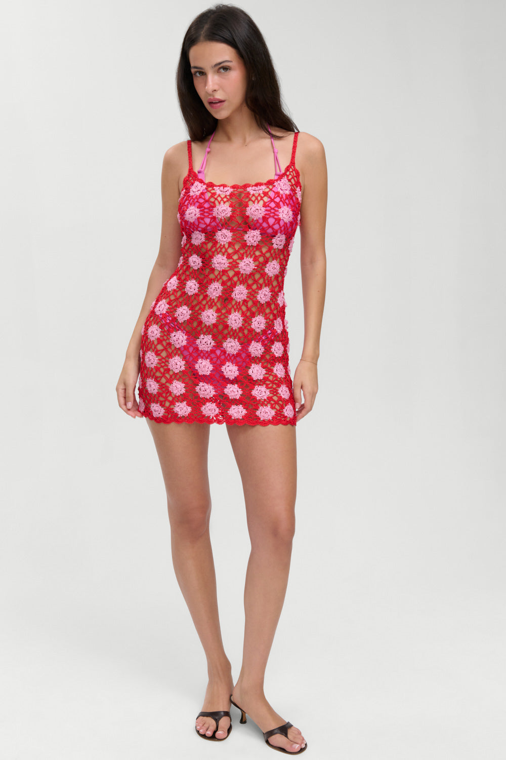 Julie Crochet Coverup - Crochet Rose | Frankies Bikinis