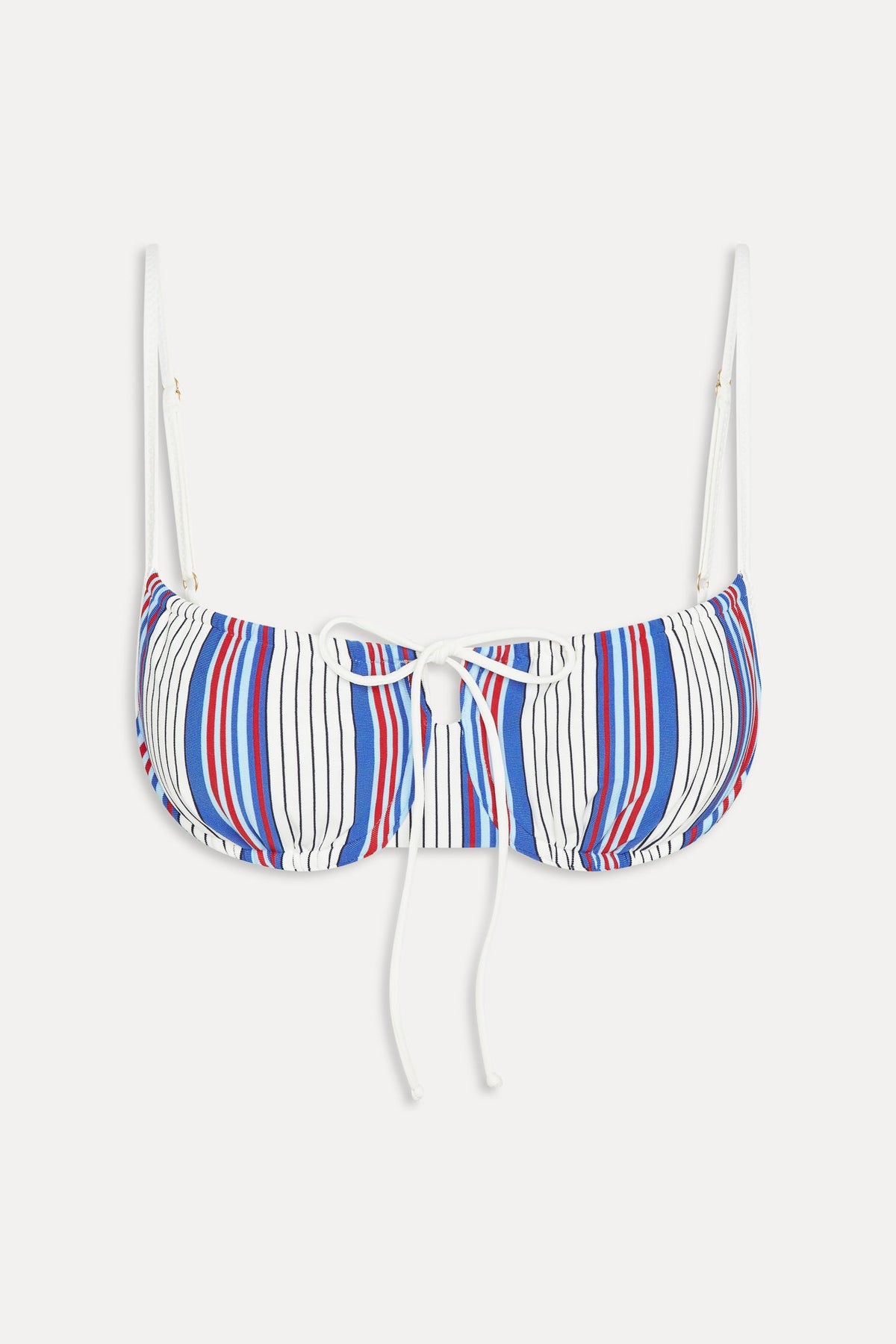 Vivienne Striped Underwire Bikini Top - St. Tropez Stripe | Frankies Bikinis