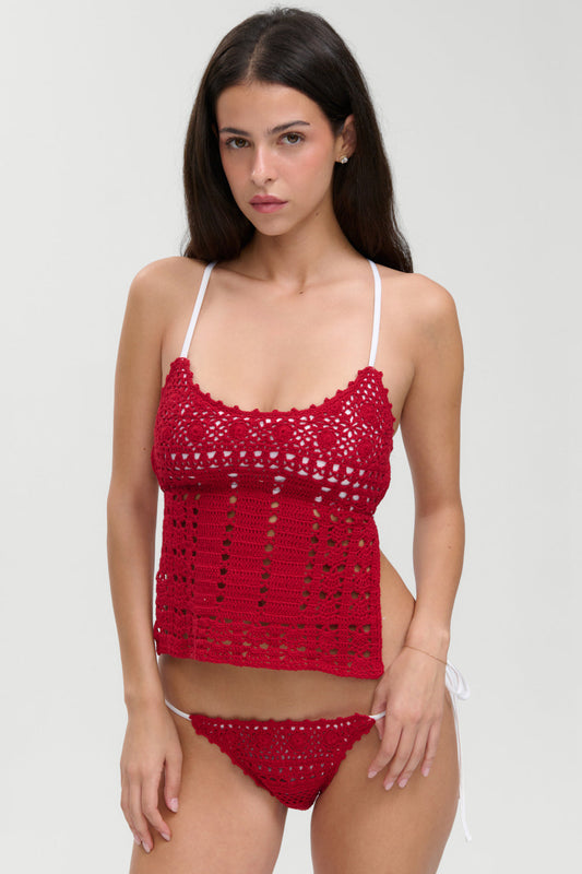 Nari Crochet Tankini - Havana Crochet | Frankies Bikinis