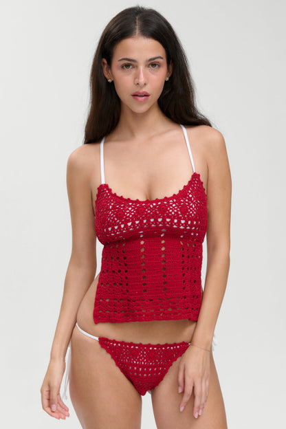 Nari Crochet Tankini - Havana Crochet | Frankies Bikinis