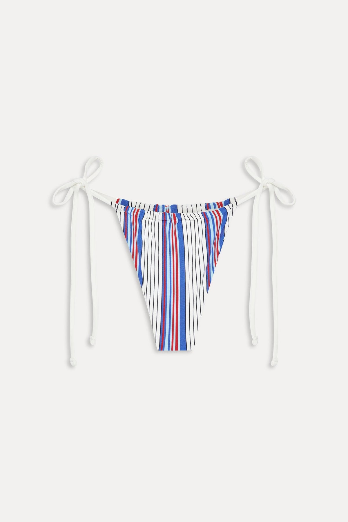 Tia Striped Skimpy Bikini Bottom - St. Tropez Stripe | Frankies Bikinis