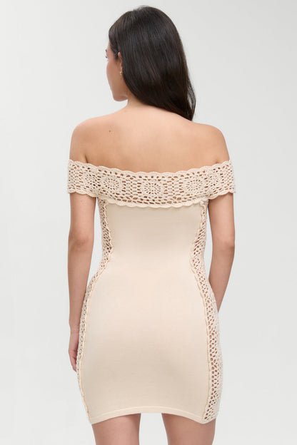 Fleur Crochet Knit Mini Dress - Summer Crochet | Frankies Bikinis