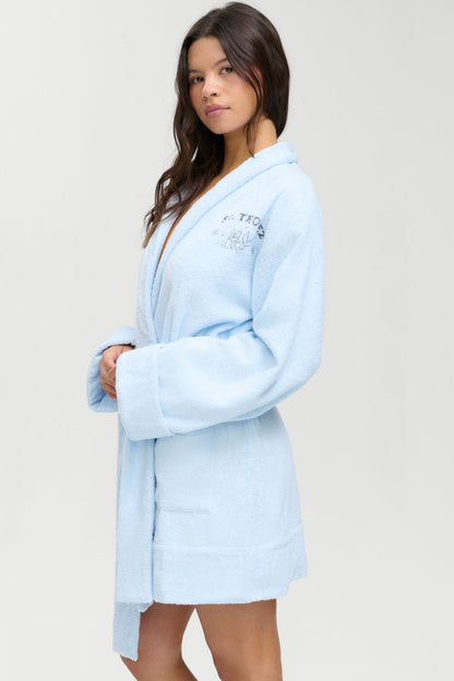 Poolside Terry Robe - French Riviera | Frankies Bikinis