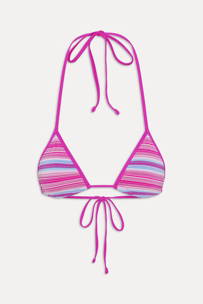 Nick Triangle Halter Bikini Top - Confetti Cake | Frankies Bikinis