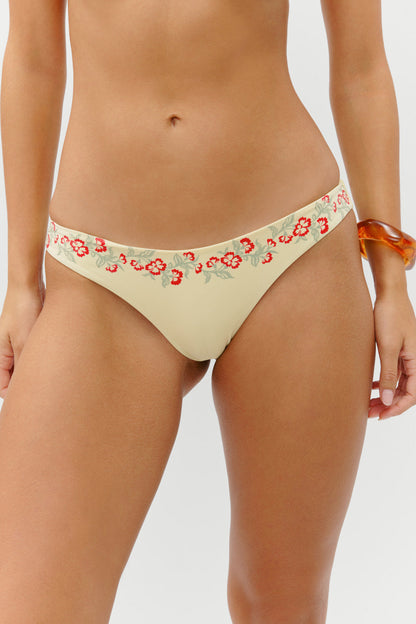 Marina Cheeky Bikini Bottom - Hibiscus Beach | Frankies Bikinis