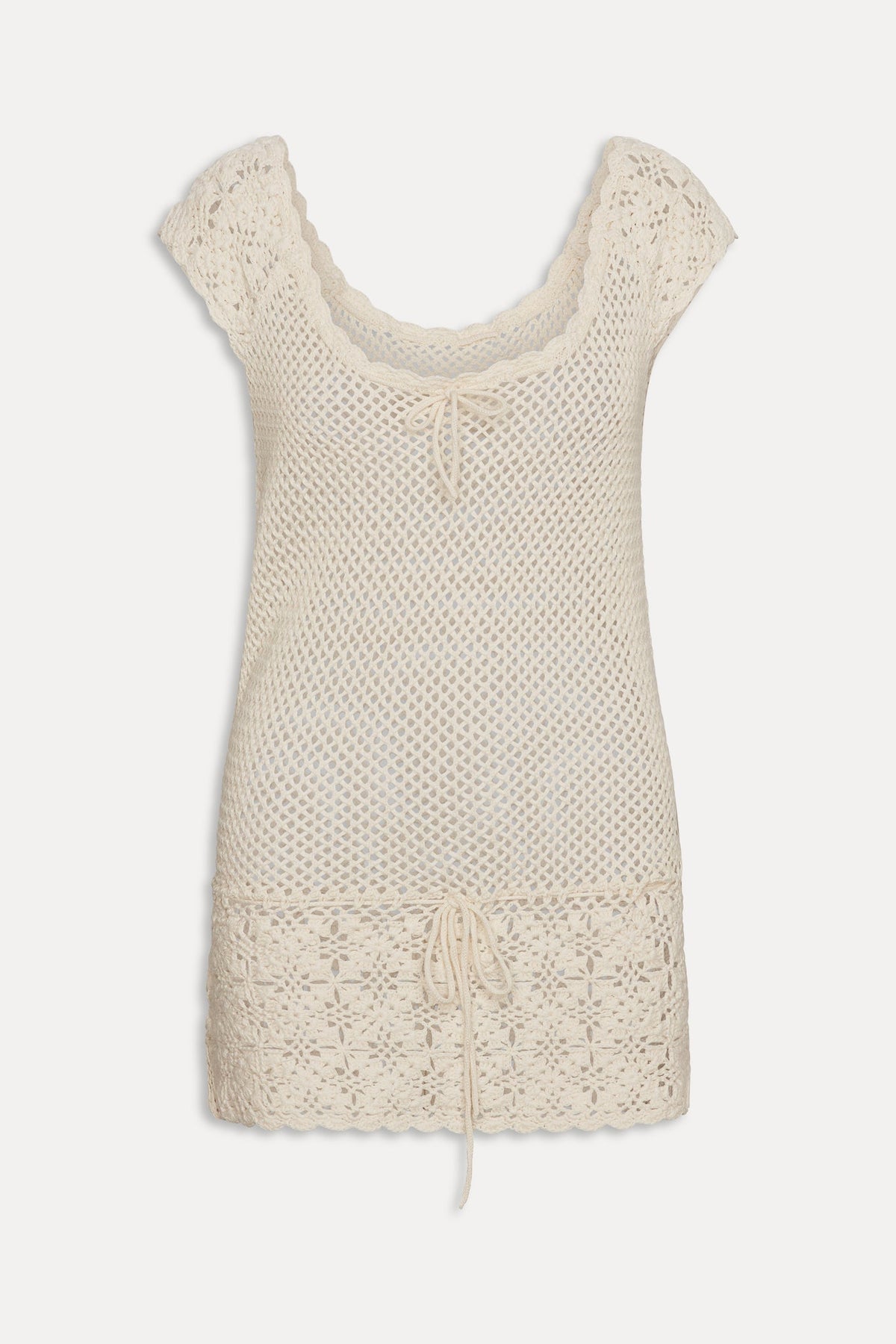 Moss Crochet Mini Dress - Sand Dollar | Frankies Bikinis