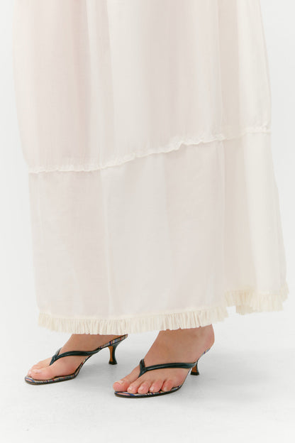 Christabelle Ruffle Maxi Dress - Sunrose | Frankies Bikinis