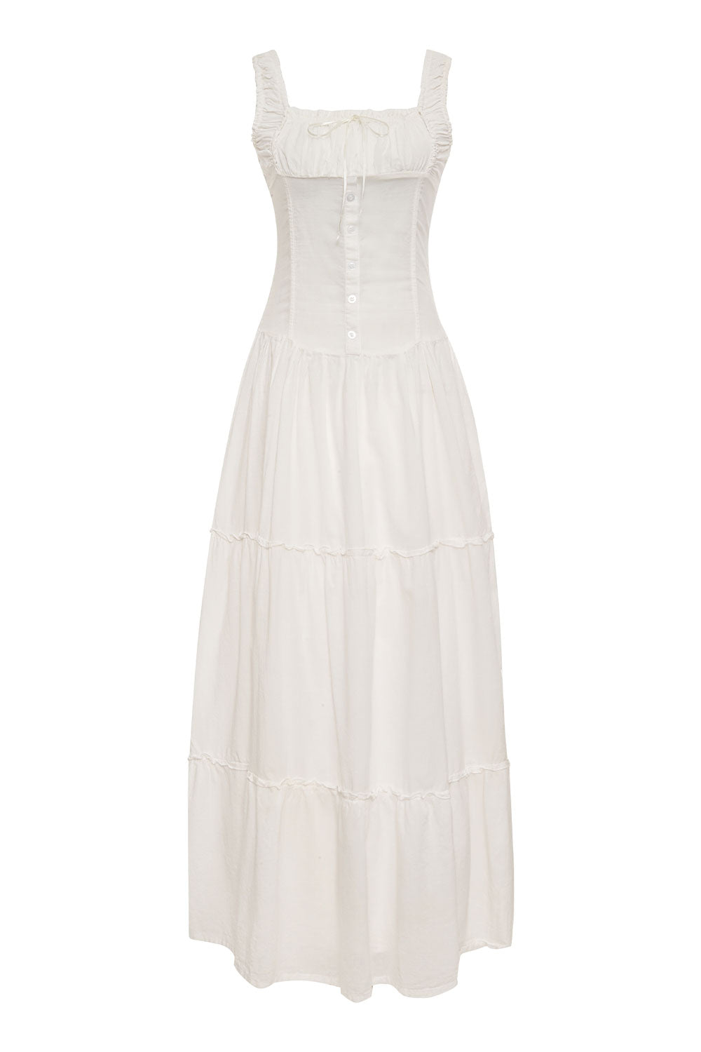 Christabelle Ruffle Maxi Dress - Sunrose | Frankies Bikinis