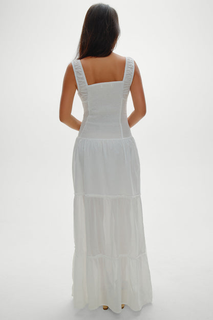 Christabelle Ruffle Maxi Dress - Sunrose | Frankies Bikinis