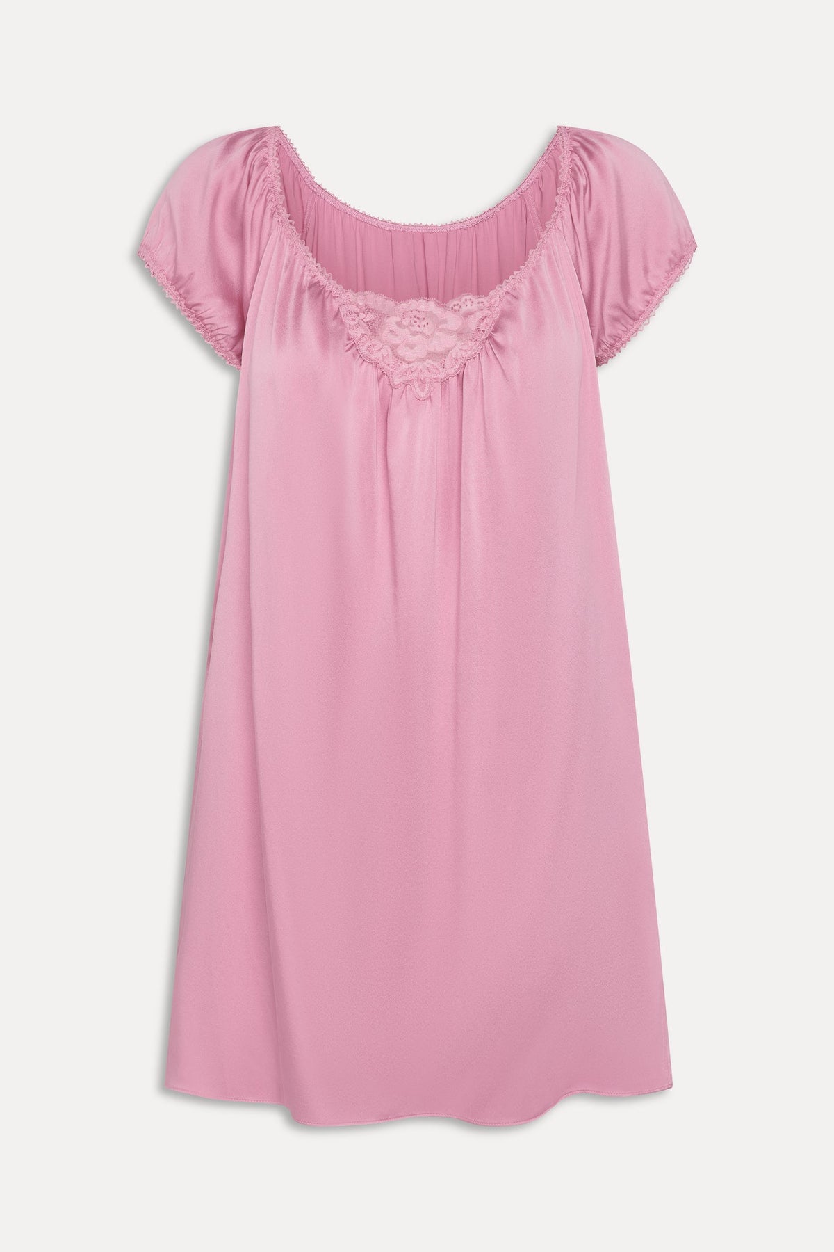 Bo Silk Babydoll Dress - Sunset Pink | Frankies Bikinis