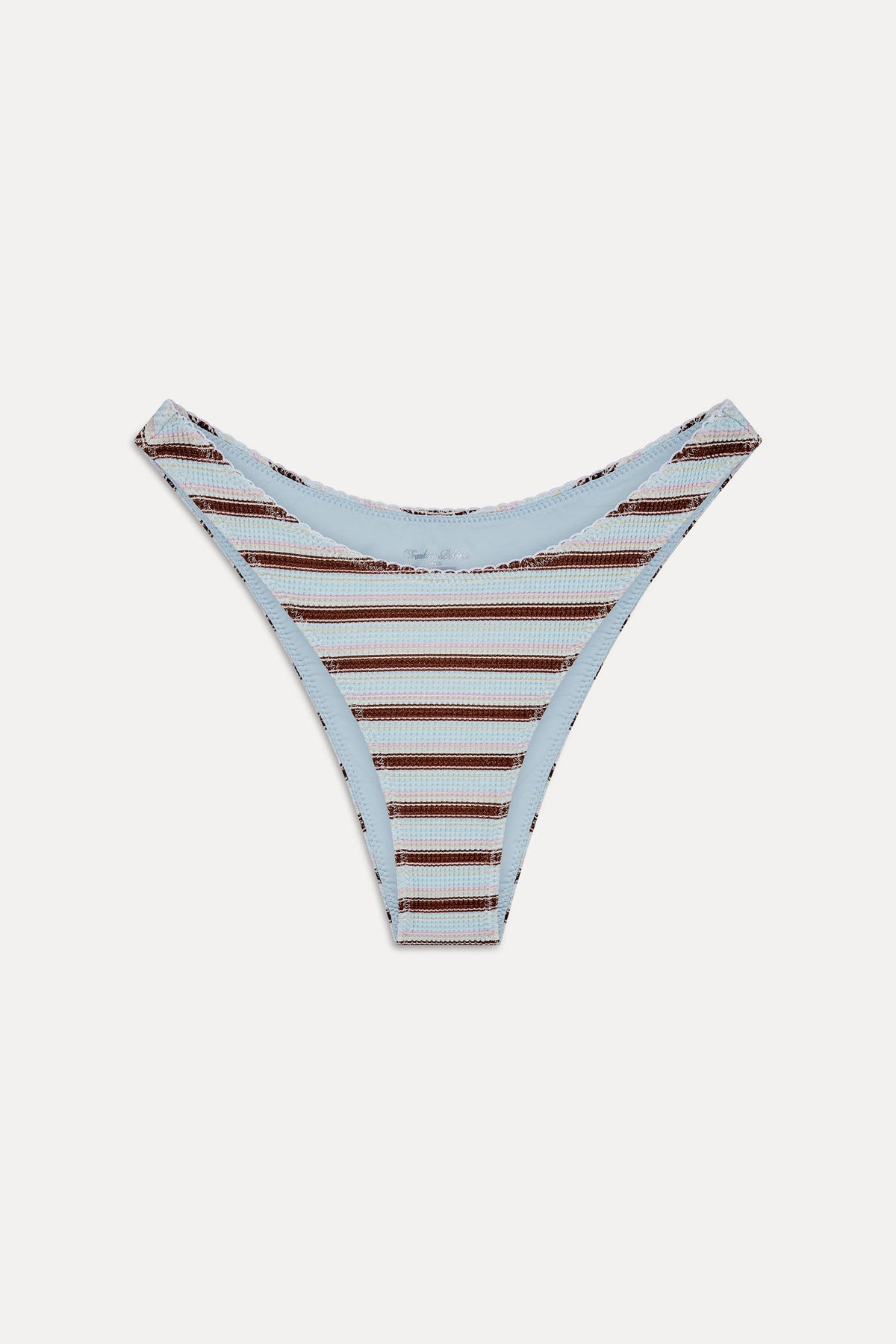 Dove Striped Bikini Bottom - Verona Stripe | Frankies Bikinis