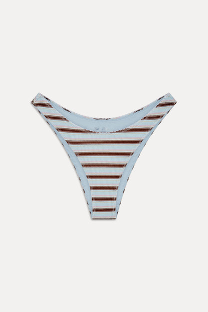 Dove Striped Bikini Bottom - Verona Stripe | Frankies Bikinis