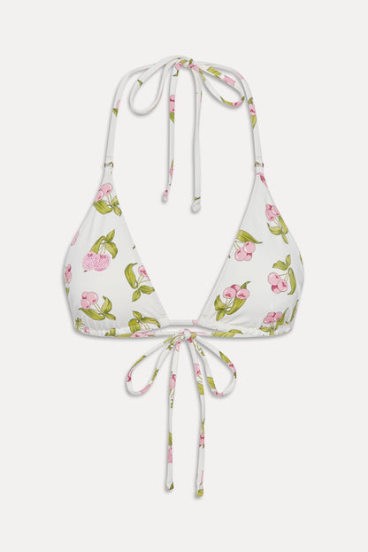 Grace Beaded Triangle Bikini Top - Cherry Picked | Frankies Bikinis
