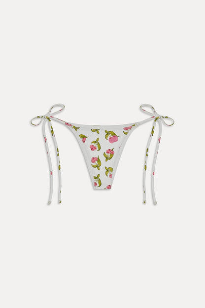 Mackenzie Beaded Cheeky Bikini Bottom - Cherry Picked | Frankies Bikinis