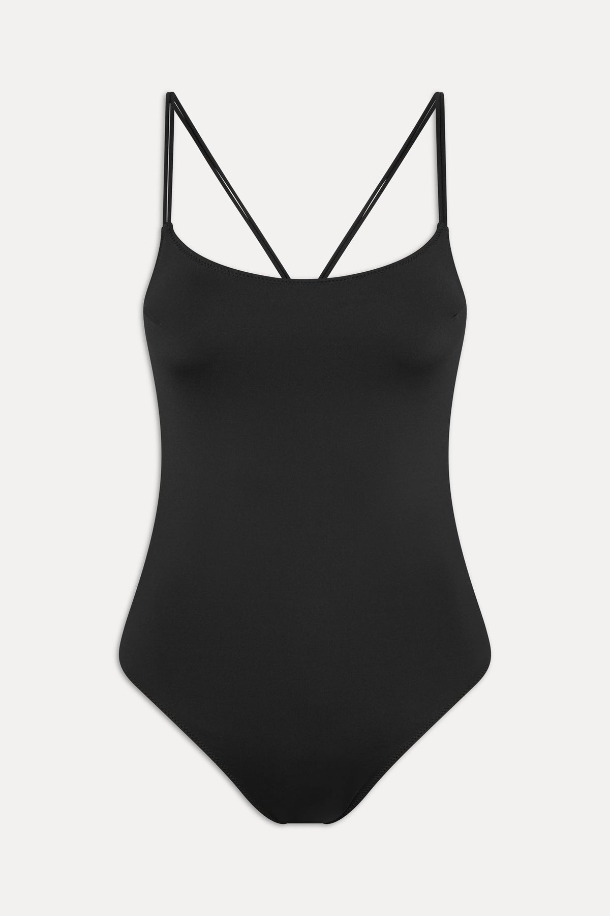 x JENNIE Lotus One Piece Swimsuit - Black | Frankies Bikinis