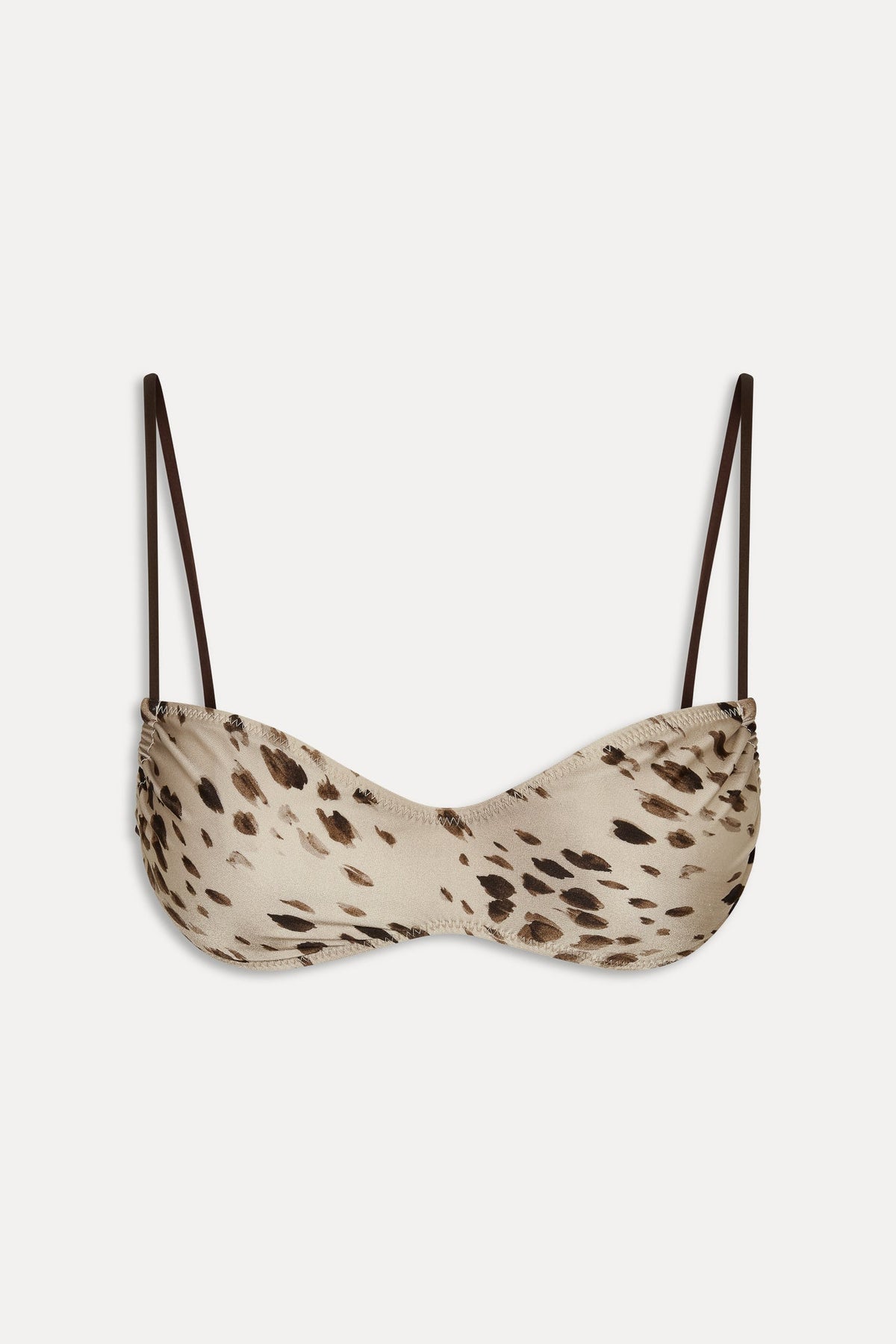 x JENNIE Magnolia Satin Bikini Top - Marrakesh | Frankies Bikinis