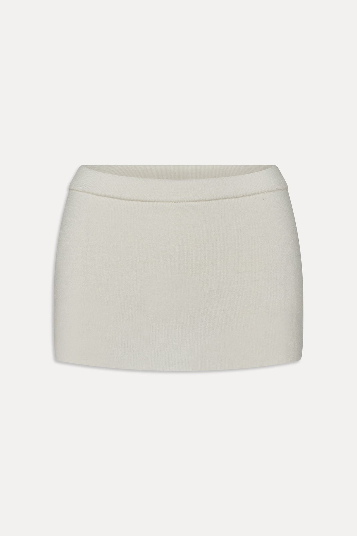 Marialla Knit Mini Skort - Soft Vanilla | Frankies Bikinis