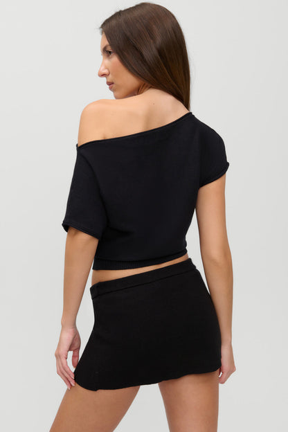 Marialla Mini Skort - Black | Frankies Bikinis