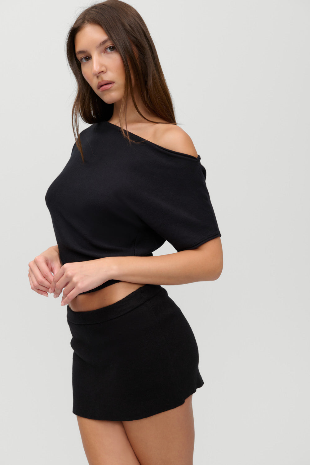 Marialla Mini Skort - Black | Frankies Bikinis