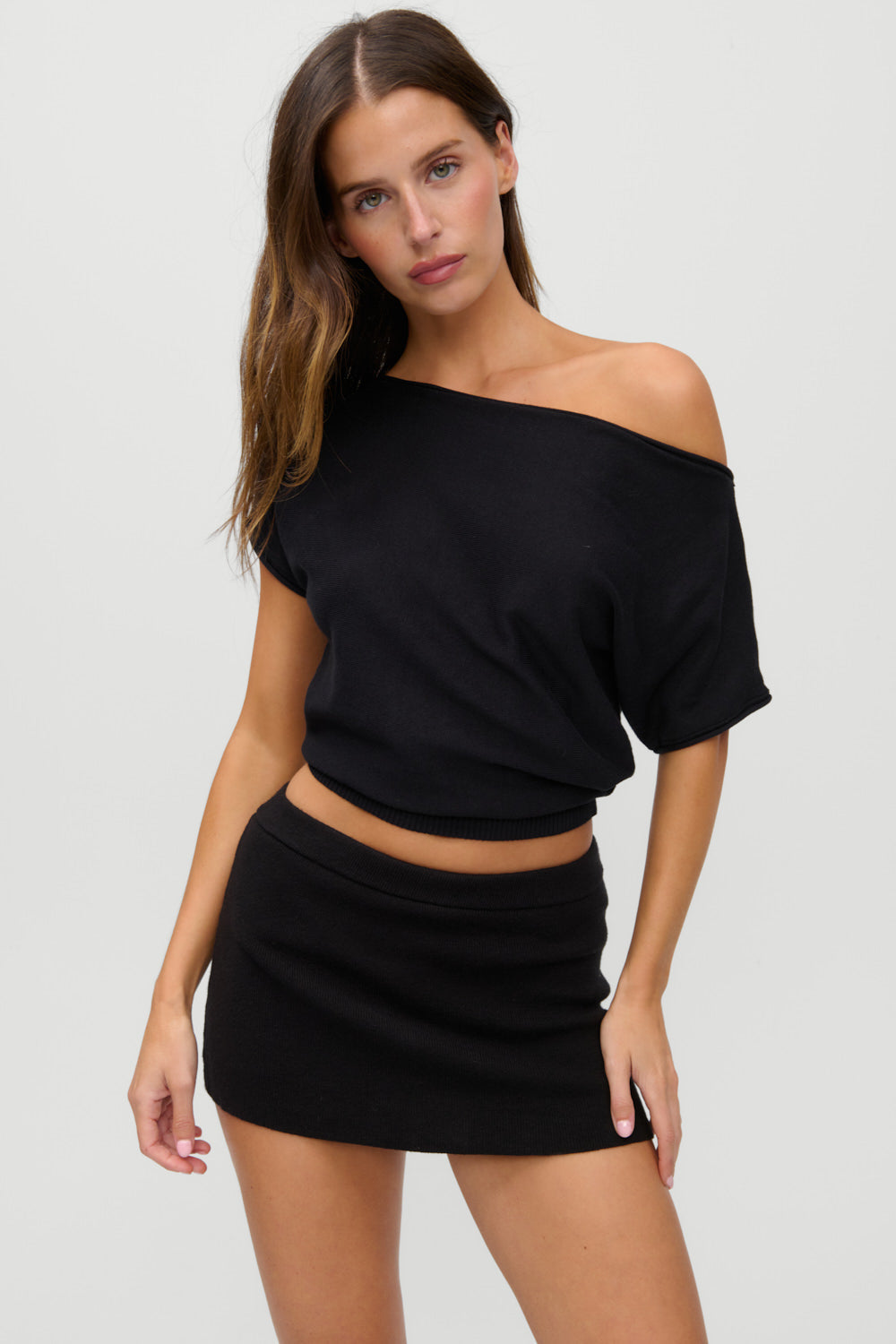 Marialla Mini Skort - Black | Frankies Bikinis