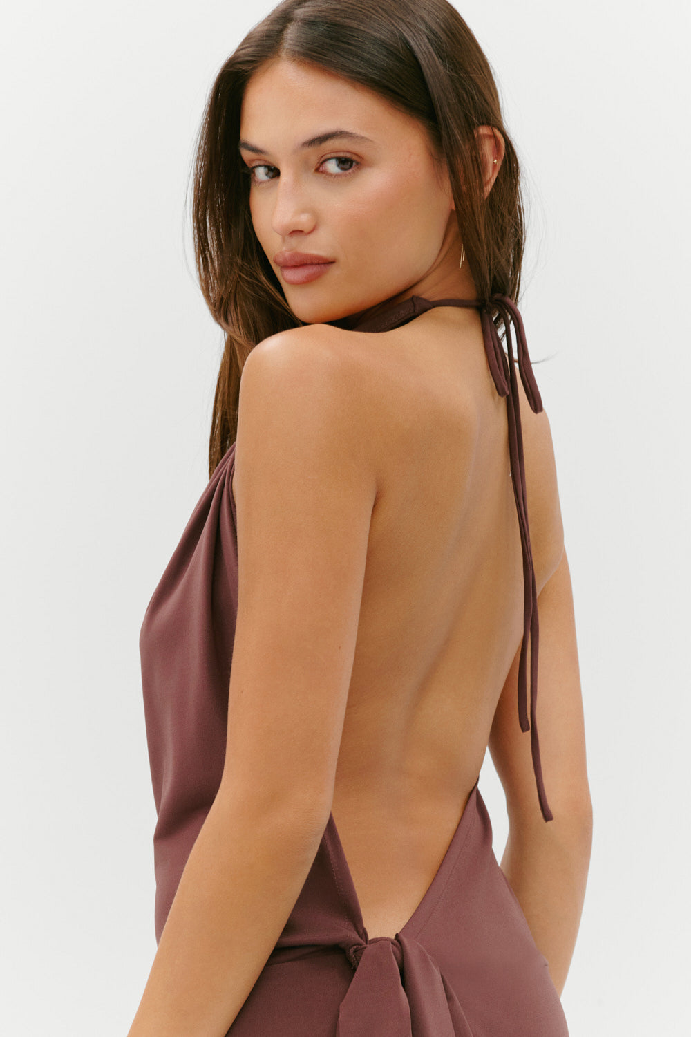 Cindy Wrap Mini Dress - Driftwood | Frankies Bikinis