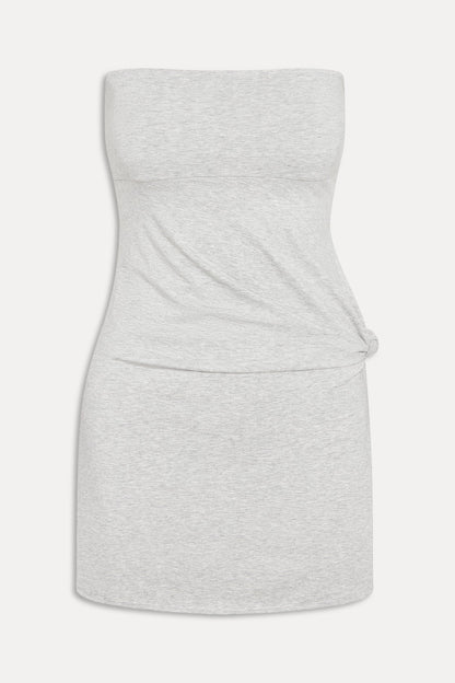 x JENNIE Vera Strapless Mini Dress - Smoke Gray | Frankies Bikinis