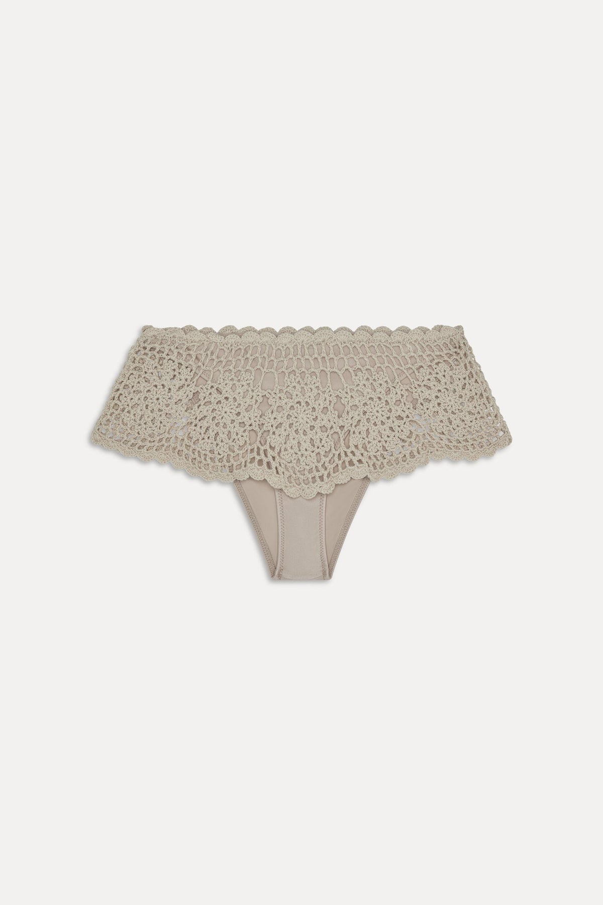 Shelly Crochet Shine Swim Skirt - Birthday Suit | Frankies Bikinis