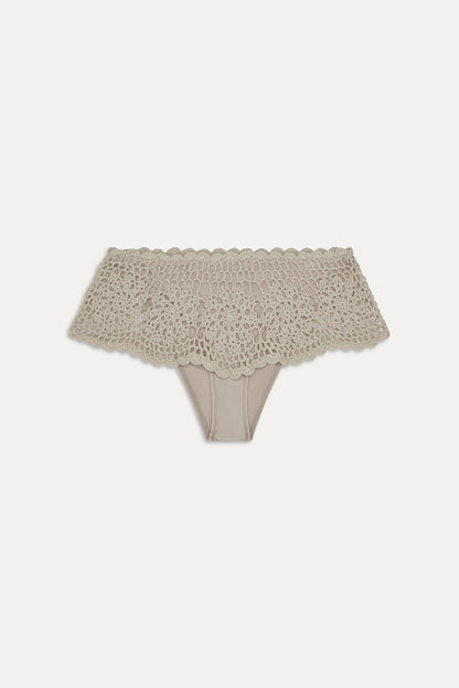 Shelly Crochet Shine Swim Skirt - Birthday Suit | Frankies Bikinis
