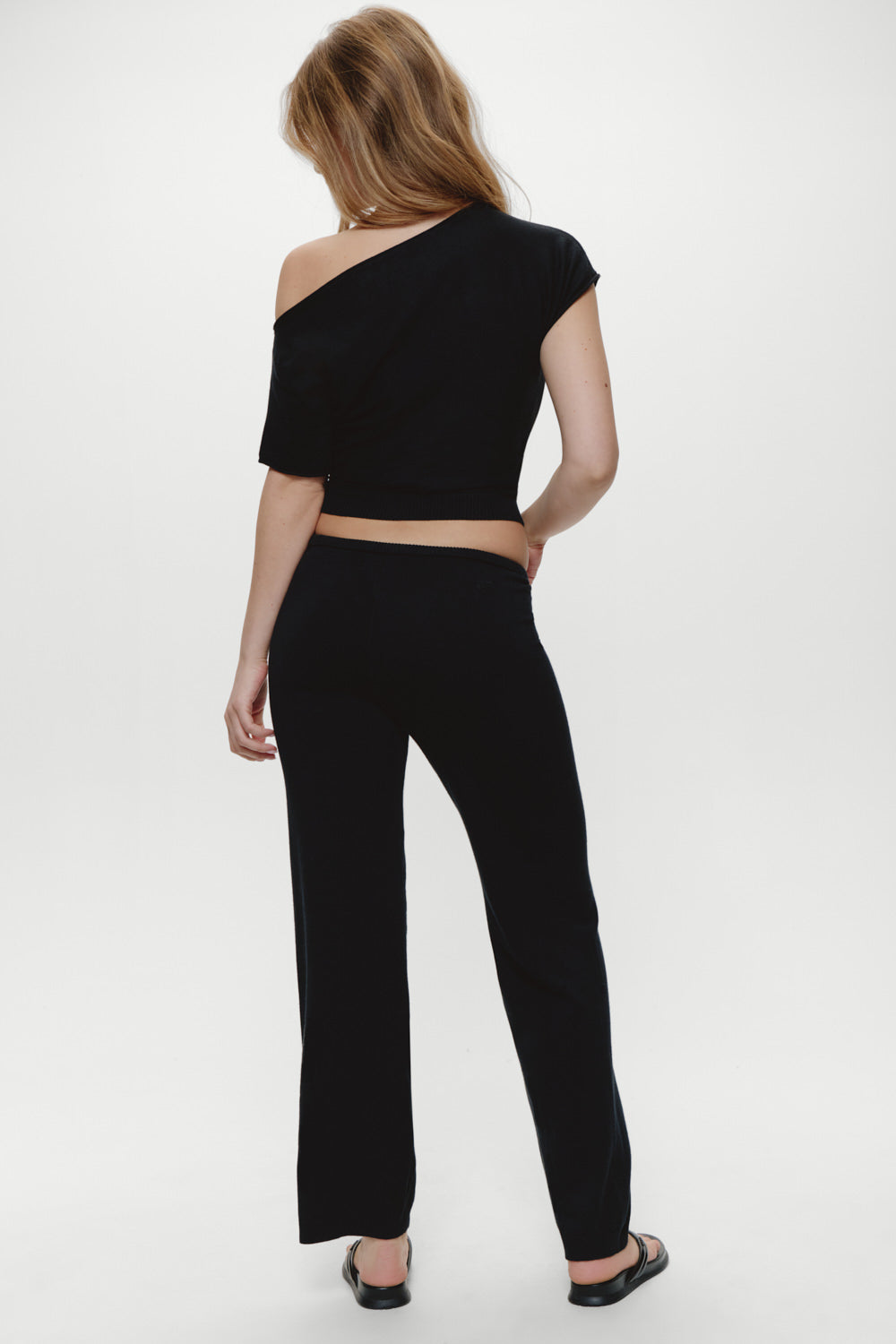 Mellow Knit Pants - Black | Frankies Bikinis