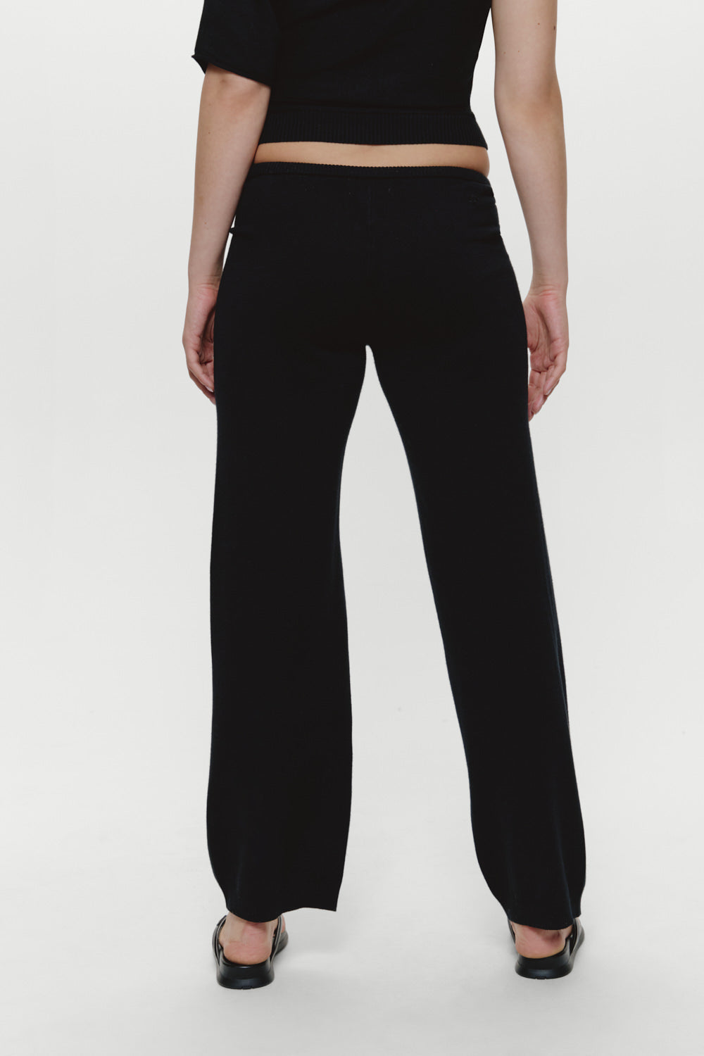 Mellow Knit Pants - Black | Frankies Bikinis