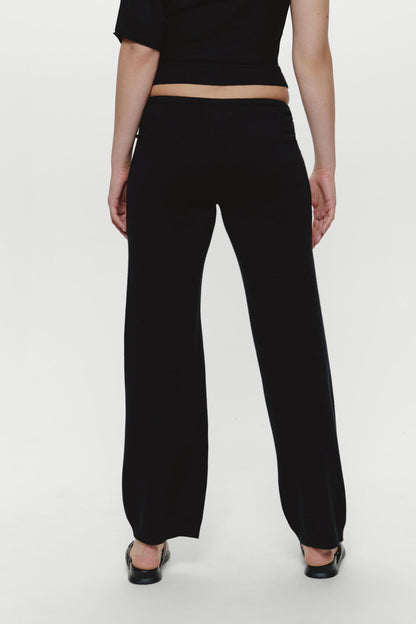 Mellow Knit Pants - Black | Frankies Bikinis