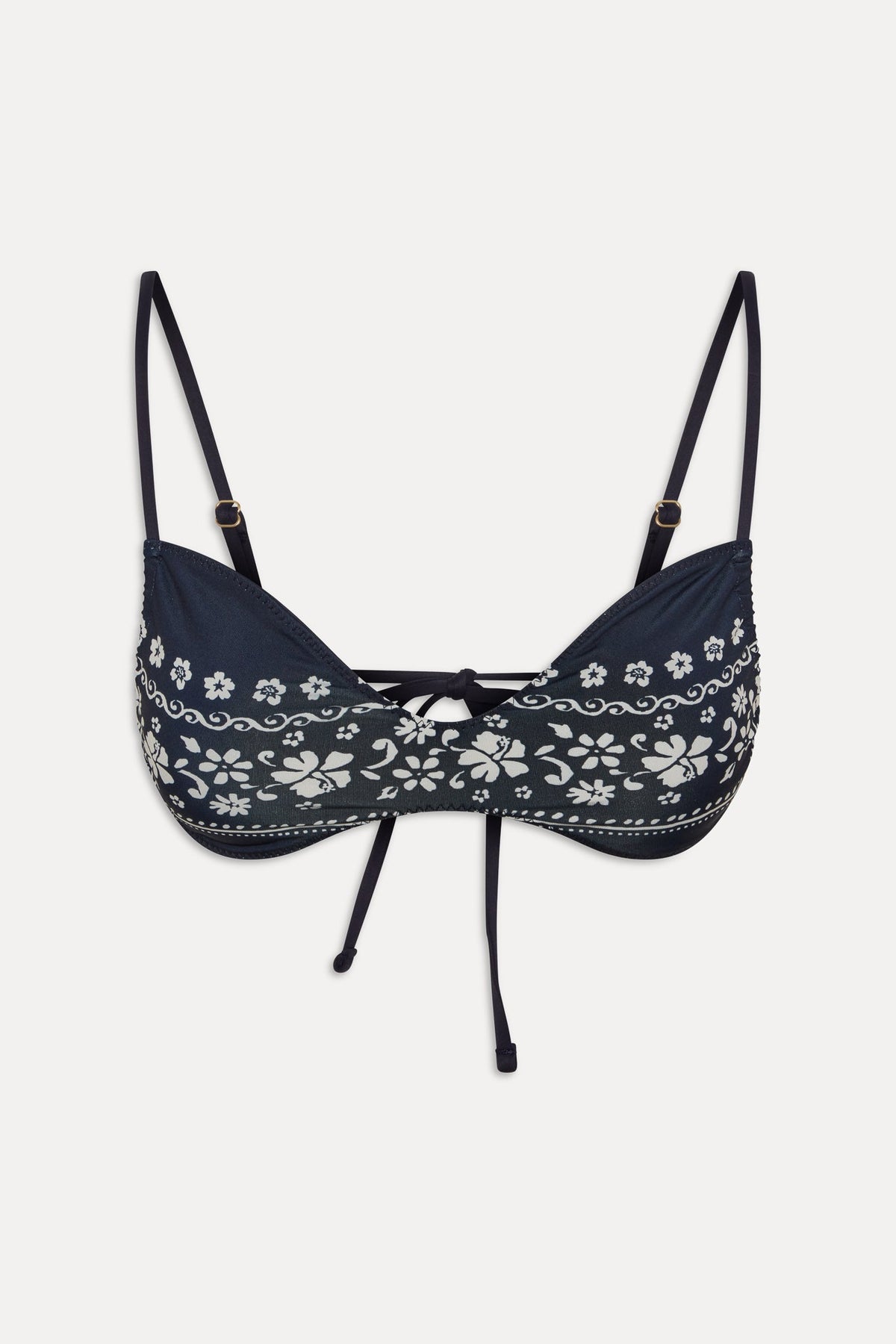 Magnolia Skimpy Bikini Top - Malibu Blue | Frankies Bikinis