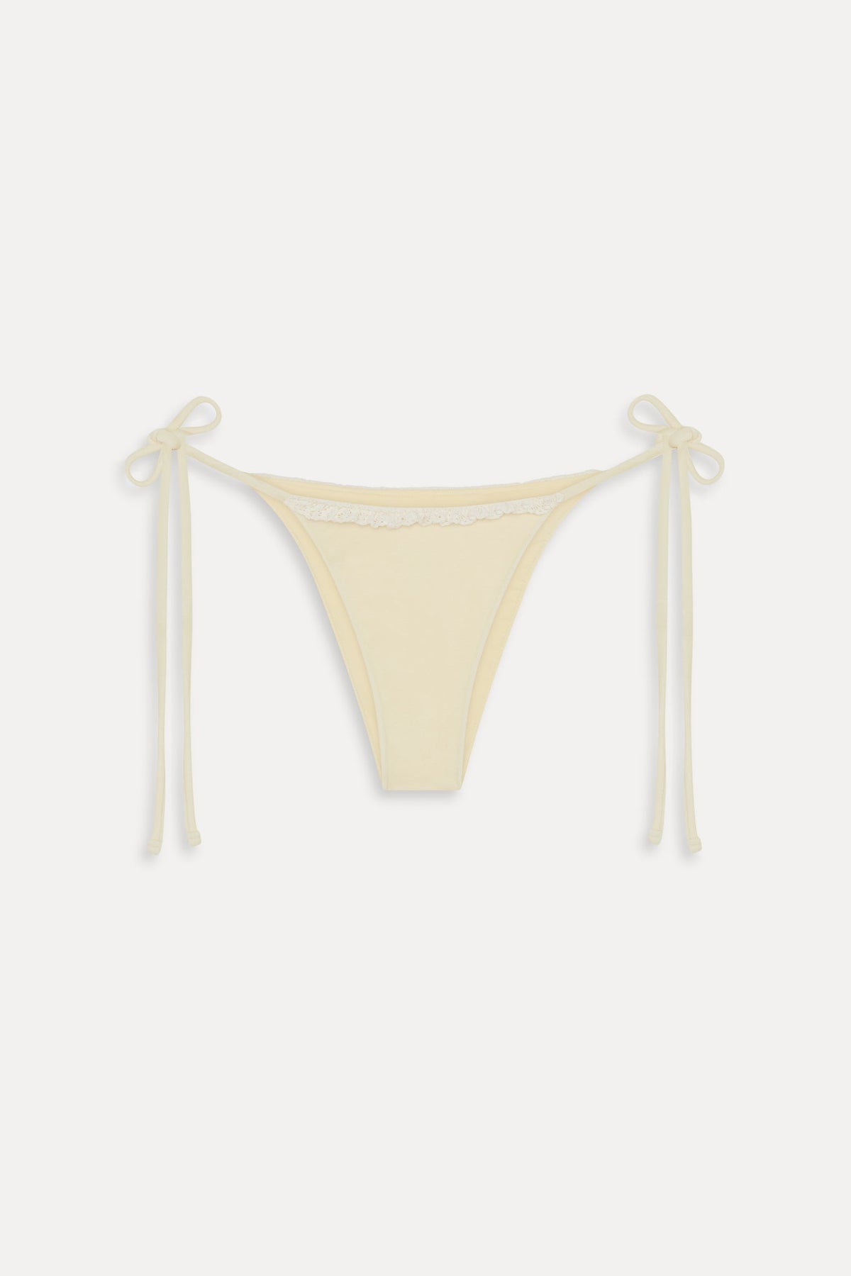 Mackenzie Terry Cheeky Bikini Bottom - Lemon | Frankies Bikinis