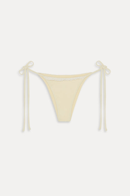 Mackenzie Terry Cheeky Bikini Bottom - Lemon | Frankies Bikinis