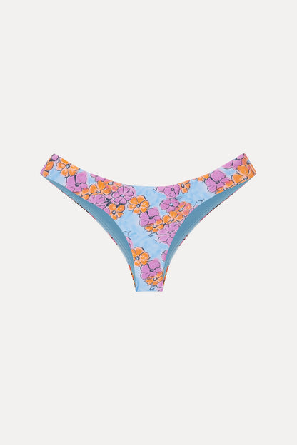 Marina Floral Cheeky Bikini Bottom - Color Me | Frankies Bikinis