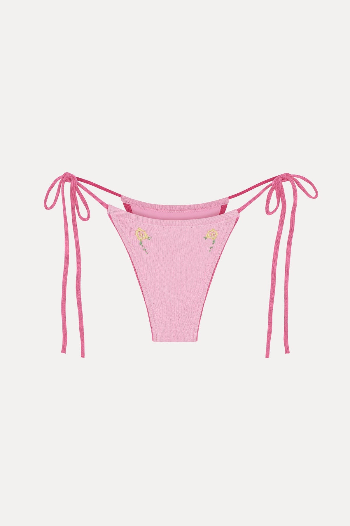 Divine Knit Skimpy Bikini Bottom - Strawberry Lemonade | Frankies Bikinis