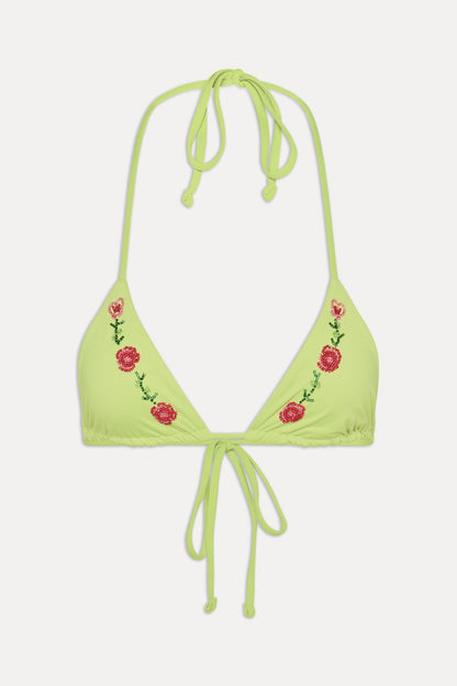 Nick Skimpy Triangle Bikini Top - Lily Pad | Frankies Bikinis