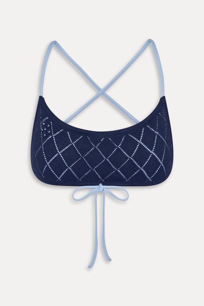 Dreamy Skimpy Bikini Top - Diamond Stitch | Frankies Bikinis